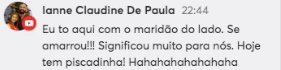 Depoimento de Ianne Claudine De Paula sobre a imersão