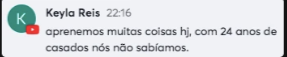 Depoimento de Keyla Reis sobre a imersão