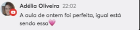 Depoimento de Adélia Oliveira sobre a imersão